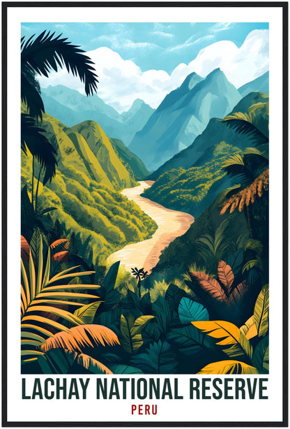 Lachay National Reserve Travel Print Peru Home Decor Wall Art Gift Wall Hanging Art Lover Lachay Peruvian Artwork Travel Poster Travel Art