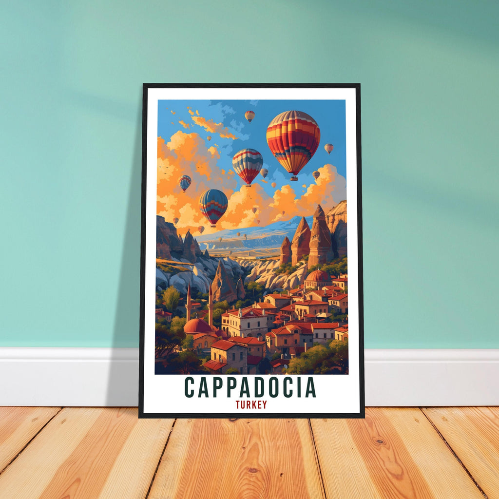 Cappadocia Travel Print Turkey Home Decor Cappadocia Turkish Wall Art Gift Wall Hanging Art Lover Turkey Artwork Cappadocia Travel Poster