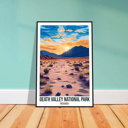 Death Valley National Park Nevada USA Travel Print Wall Art Wall Hanging Home Décor Death Valley Gift Travel Art USA Artwork Travel Poster