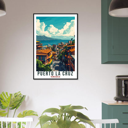 Puerto La Cruz Travel Print Venezuela Decor Wall Art Gift Wall Hanging Art Lover Puerto La Cruz Venezuelan Artwork Travel Poster Travel Art