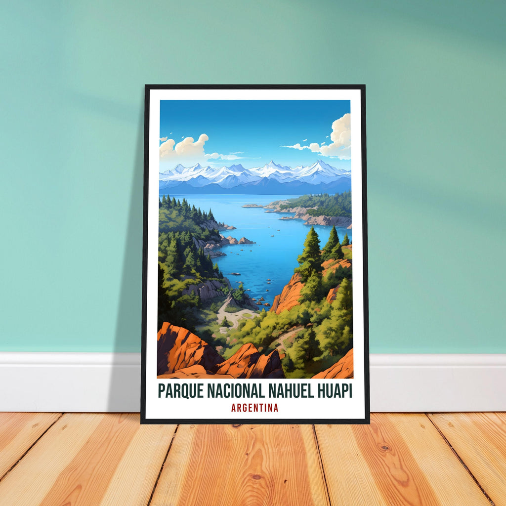 Nahuel Huapi National Park Travel Print Wall Art Nahuel Huapi Argentina Landscape Artwork Gift Nahuel Huapi Travel Poster Argentina Lovers