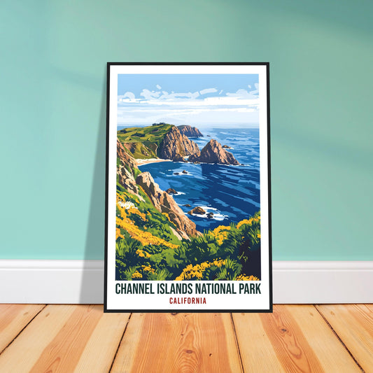 Channel Islands National Park California USA Travel Print Wall Art Wall Hanging Home Décor Cali Gift Travel Art USA Artwork Travel Poster