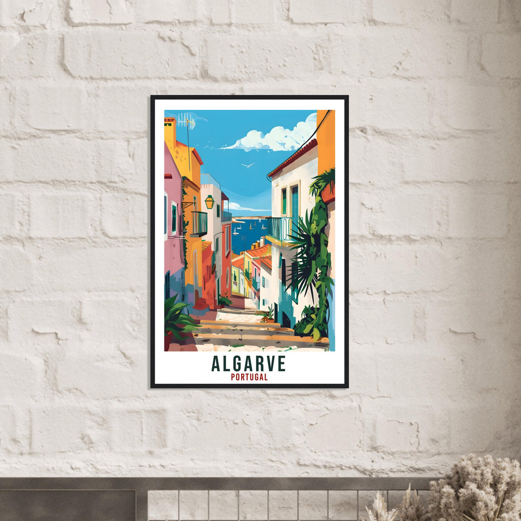 Algarve Travel Print Home Decoration Wall Art Gift Algarve Wall Hanging Art Lover Portugal Artwork Algarve Portugal Travel Poster Print