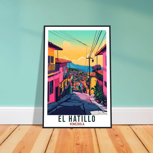 El Hatillo Travel Print Venezuela Decor El Hatillo Wall Art Wall Hanging Art Lover El Hatillo Venezuelan Artwork Travel Poster Travel Art
