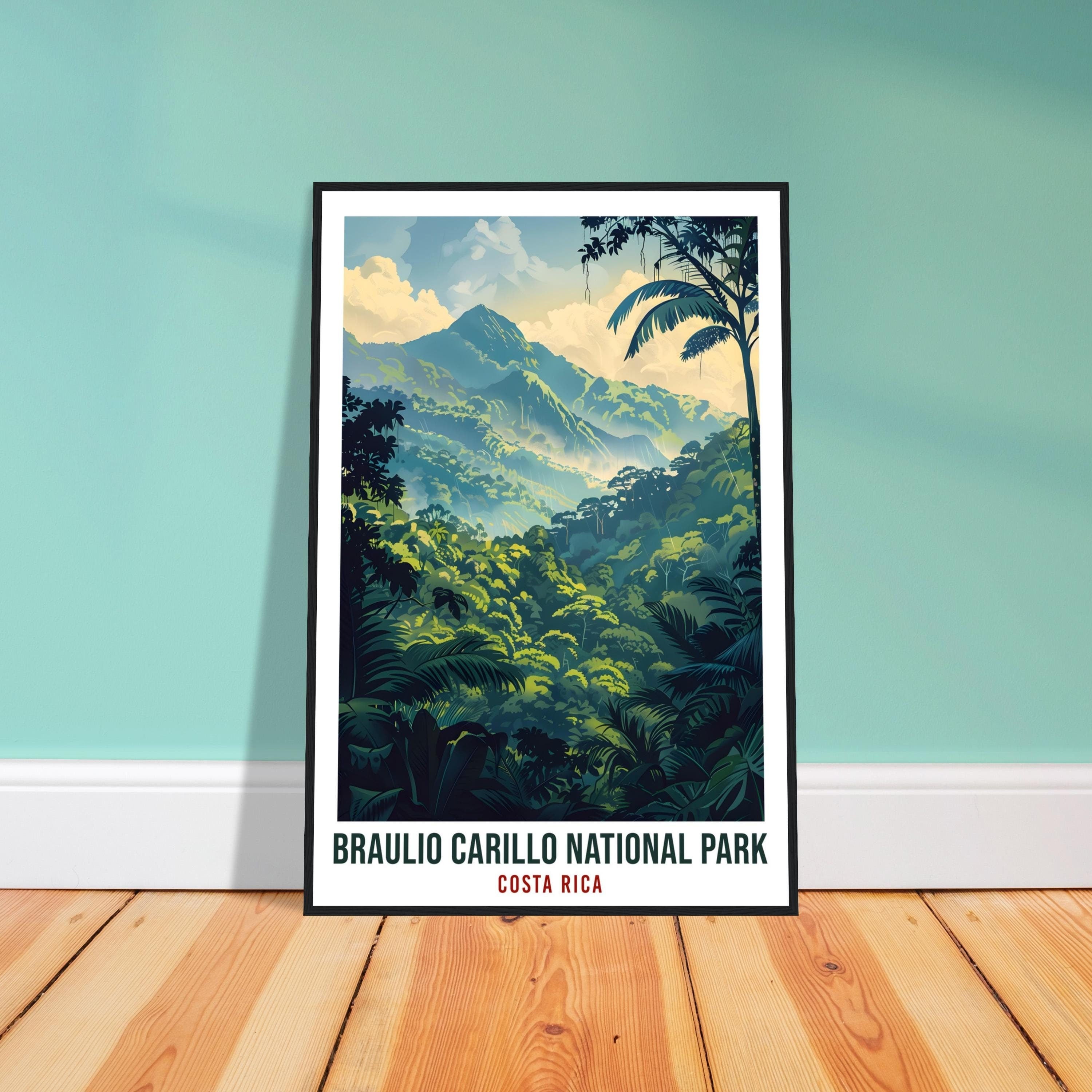 Braulio Carillo National Park Costa Rica Travel Print Wall Art Wall Hanging Décor Braulio Carillo Artwork Travel Art CostaRica Travel Poster