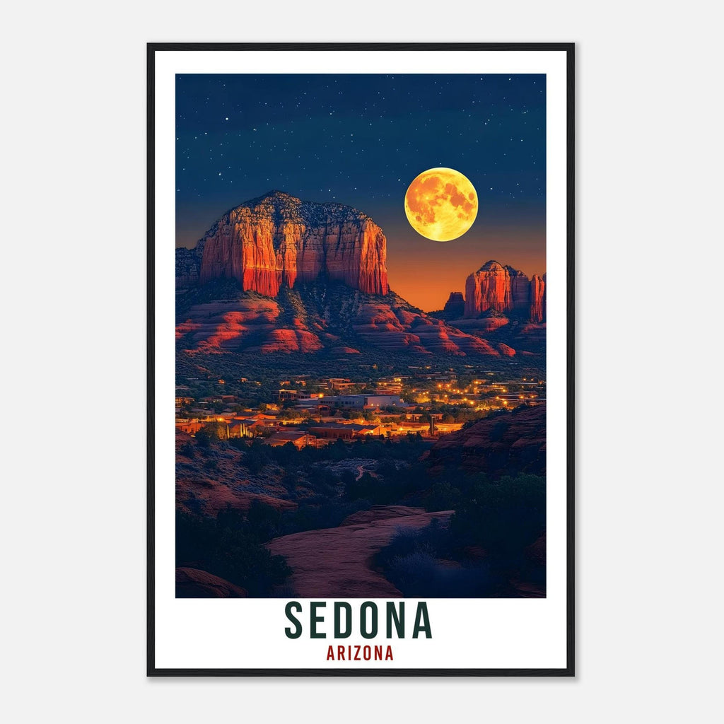 Sedona Travel Print Arizona Home Decor Sedona Wall Art Gift Wall Hanging Art Lover Sedona United States Artwork Travel Poster Travel Art