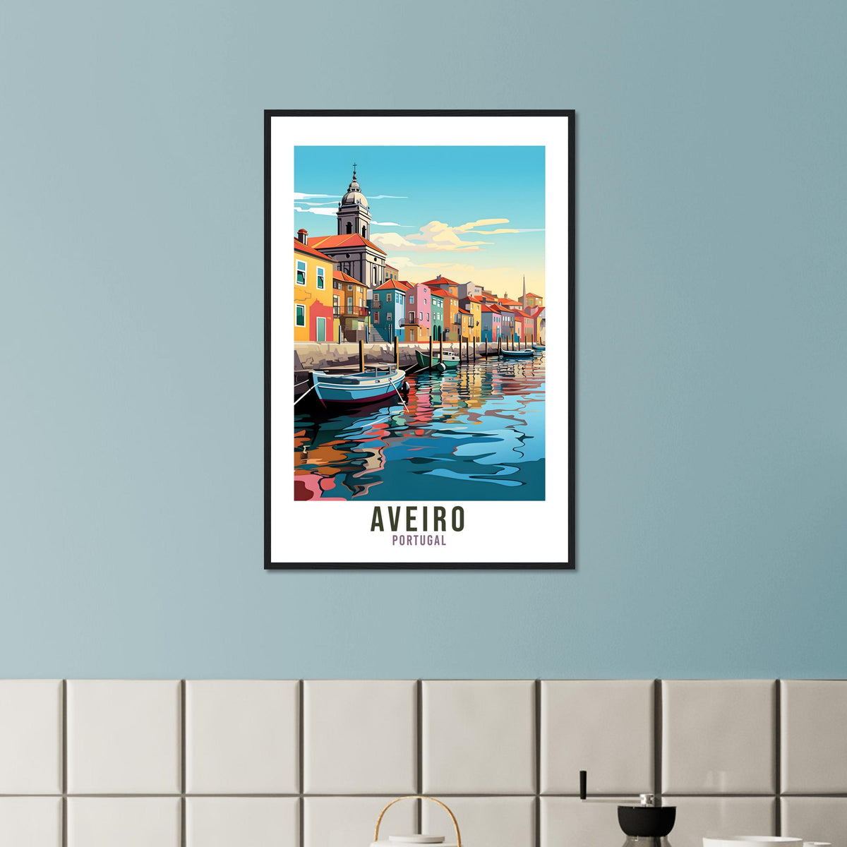 Aveiro Travel Print Wall Art Aveiro Home Decor Aveiro Wall Hanging Gift Portugal Travel Gift Portugal Wall Decor Aveiro Travel Decor Gift