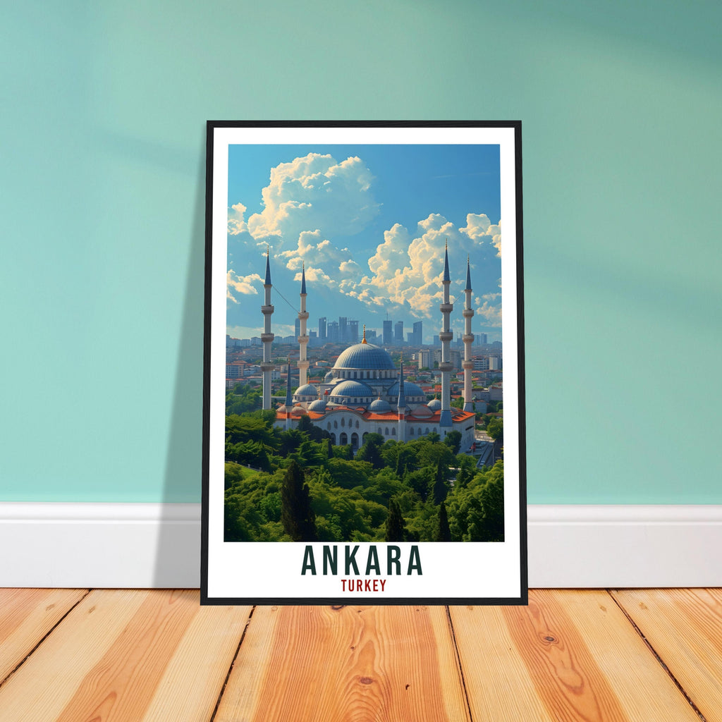Ankara Gift Travel Poster Turkey Home Decoration Ankara Turkish City Wall Art Gift Wall Hanging Art Lover Turkey Artwork Ankara Travel Print
