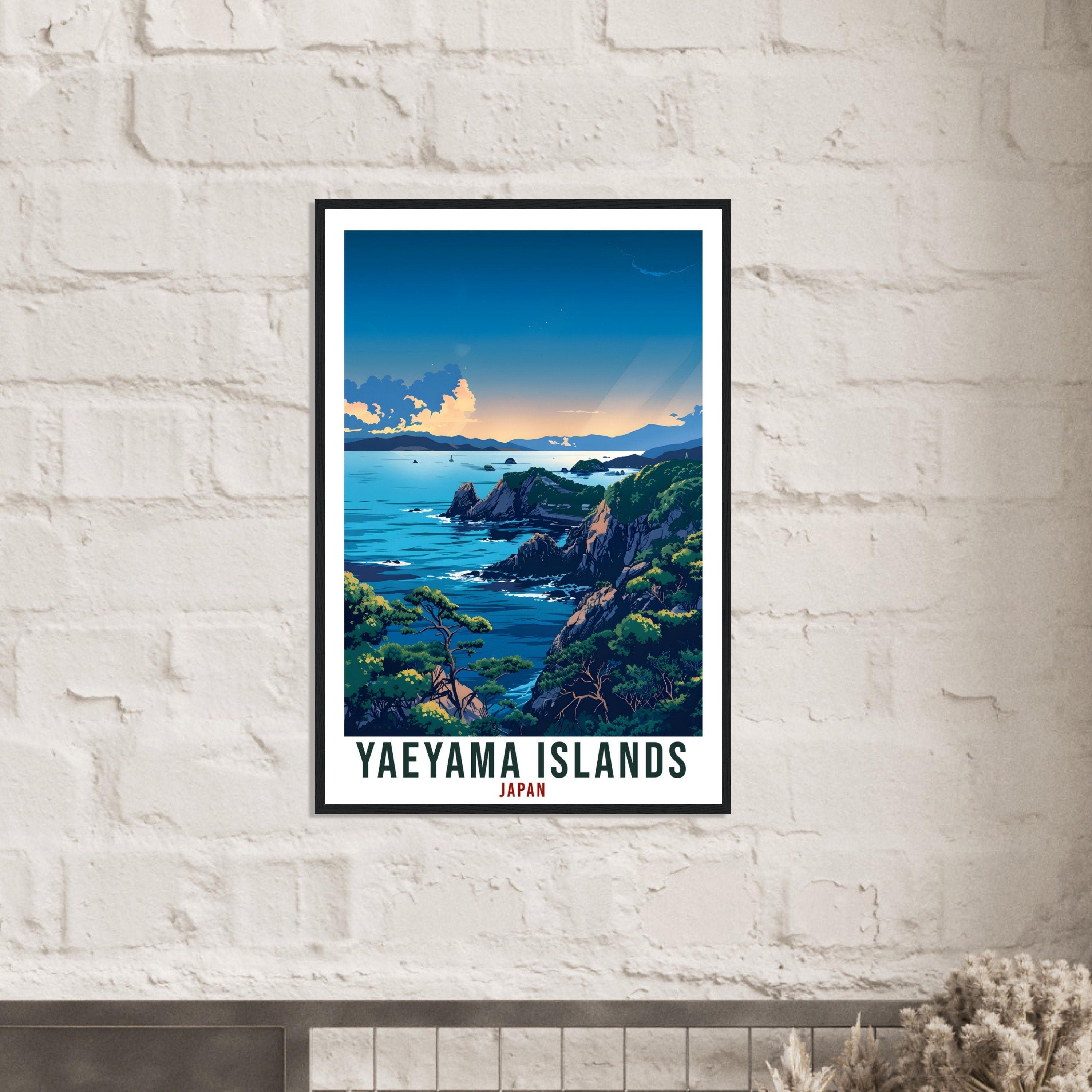 Yaeyama Islands Travel Print Japan Home Decoration Wall Art Gift Wall Hanging Art Lover Japanese Artwork Japan Yaeyama Islands Travel Poster