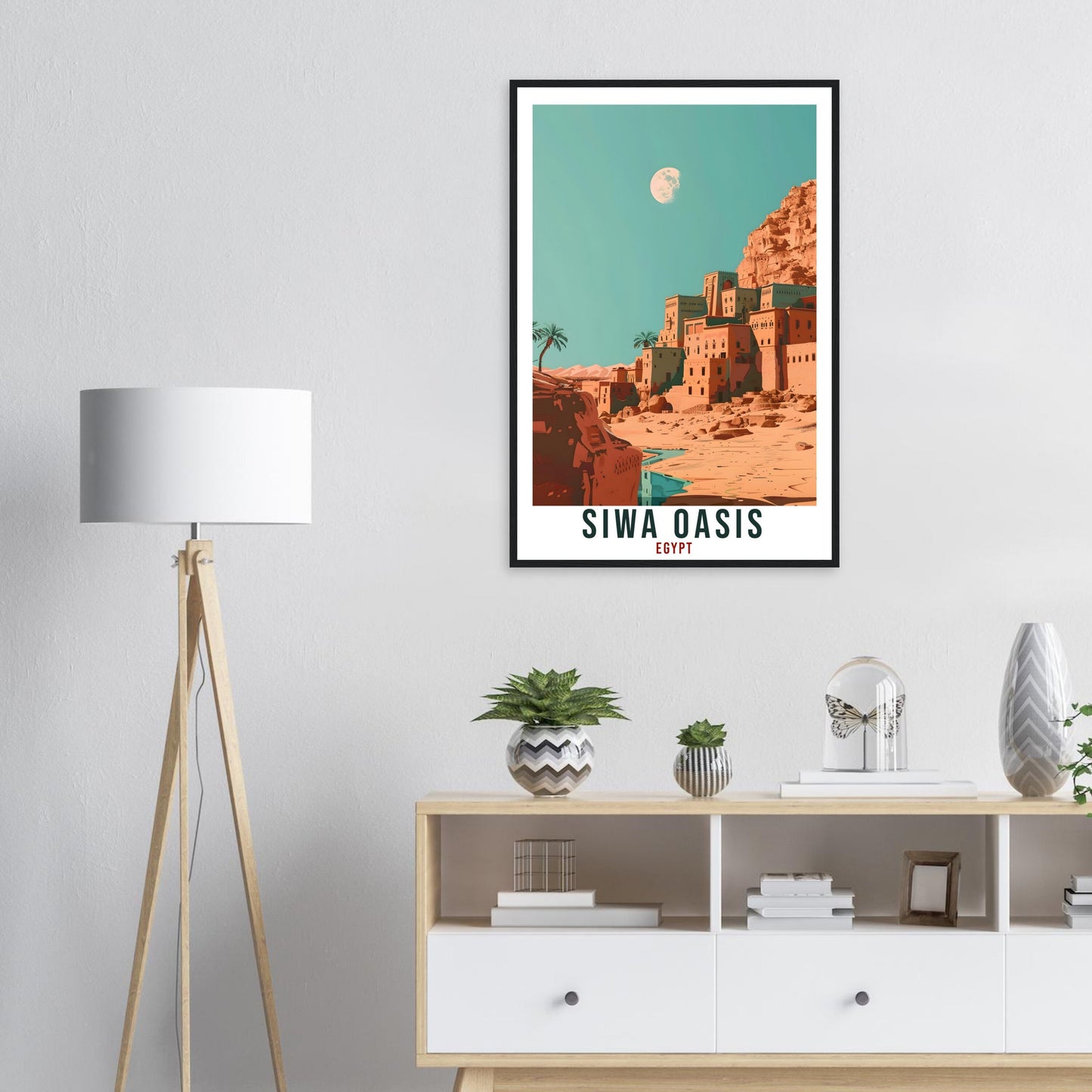 Siwa Oasis Egypt Travel Print Wall Art Wall Hanging Home Décor Siwa Oasis Gift Art Lovers Egypt Artwork Gift Print African Landmark Poster