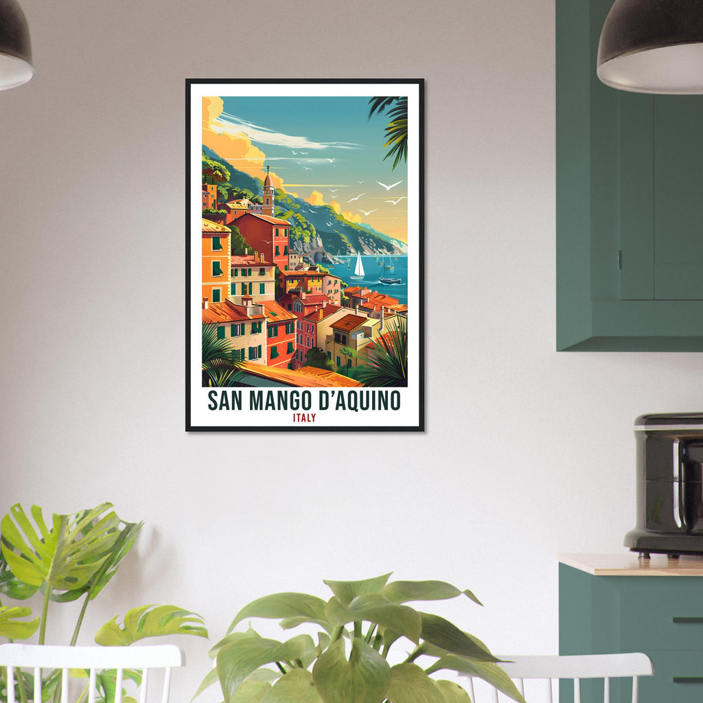 San Mango d'Aquino Italy Travel Print Italy Wall Art Wall Hanging Home Décor San Mango dAquino Gift Italy Artwork Gift Italian Travel Poster