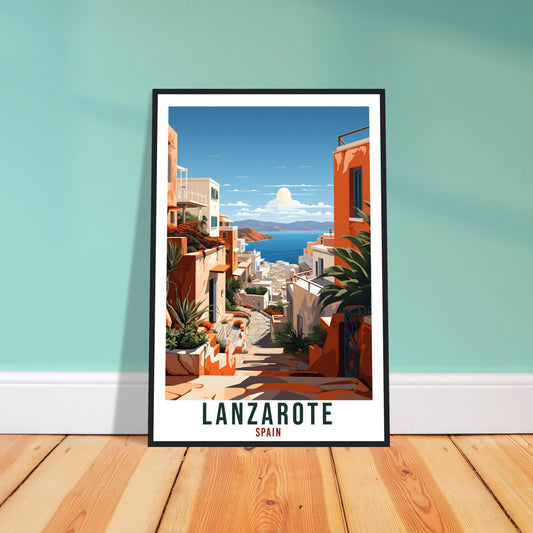 Lanzarote Travel Print Spain Home Decoration Lanzarote Spanish Wall Art Gift Wall Hanging Art Lover Spain Artwork Lanzarote Travel Poster