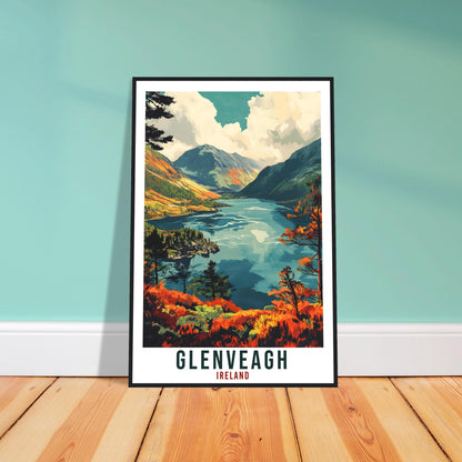 Glenveagh Travel Print Ireland Home Decor Glenveagh Wall Art Wall Hanging Art Lover Irish Artwork Travel Poster Donegal Ireland Travel Art