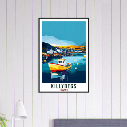 Killybegs Travel Print Ireland Home Decor Killybegs Wall Art Gift Wall Hanging Art Lover Killybegs Irish Artwork Travel Poster Ireland Art