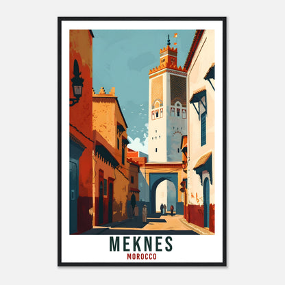 Meknes Morocco Travel Print Meknes Wall Art Wall Hanging Home Décor Meknes Gift Art Lovers Morocco Artwork Gift Print North African Poster