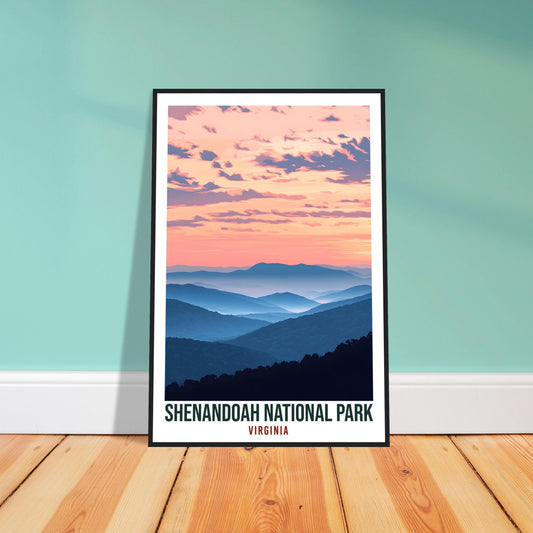 Shenandoah National Park Virginia USA Travel Print Wall Art Wall Hanging Home Décor Shenandoah Gift Travel Art USA Artwork Travel Poster