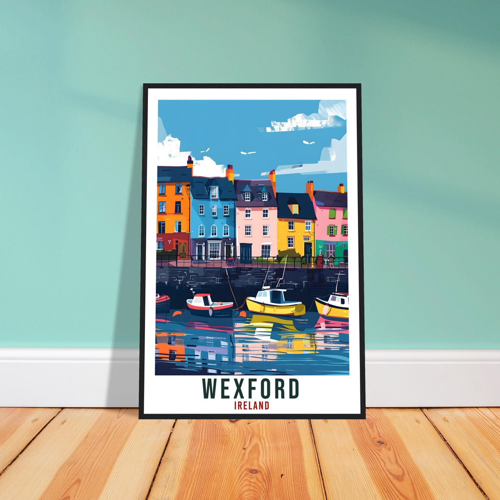 Wexford Travel Print Ireland Wall Art Wall Hanging Home Living Décor Wexford Gift Art Lovers Gift Irish Artwork Gift Ireland Travel Poster