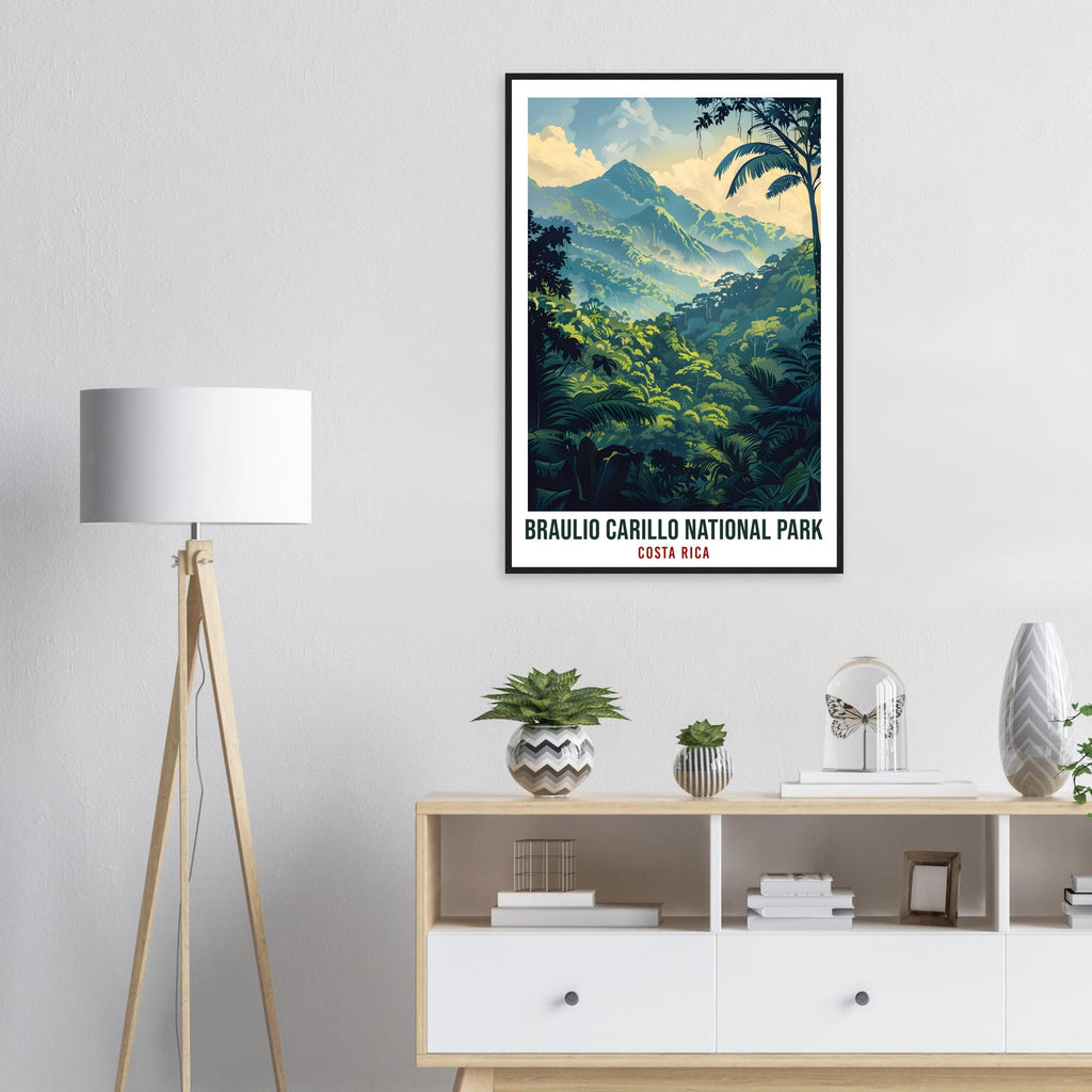 Braulio Carillo National Park Costa Rica Travel Print Wall Art Wall Hanging Décor Braulio Carillo Artwork Travel Art CostaRica Travel Poster