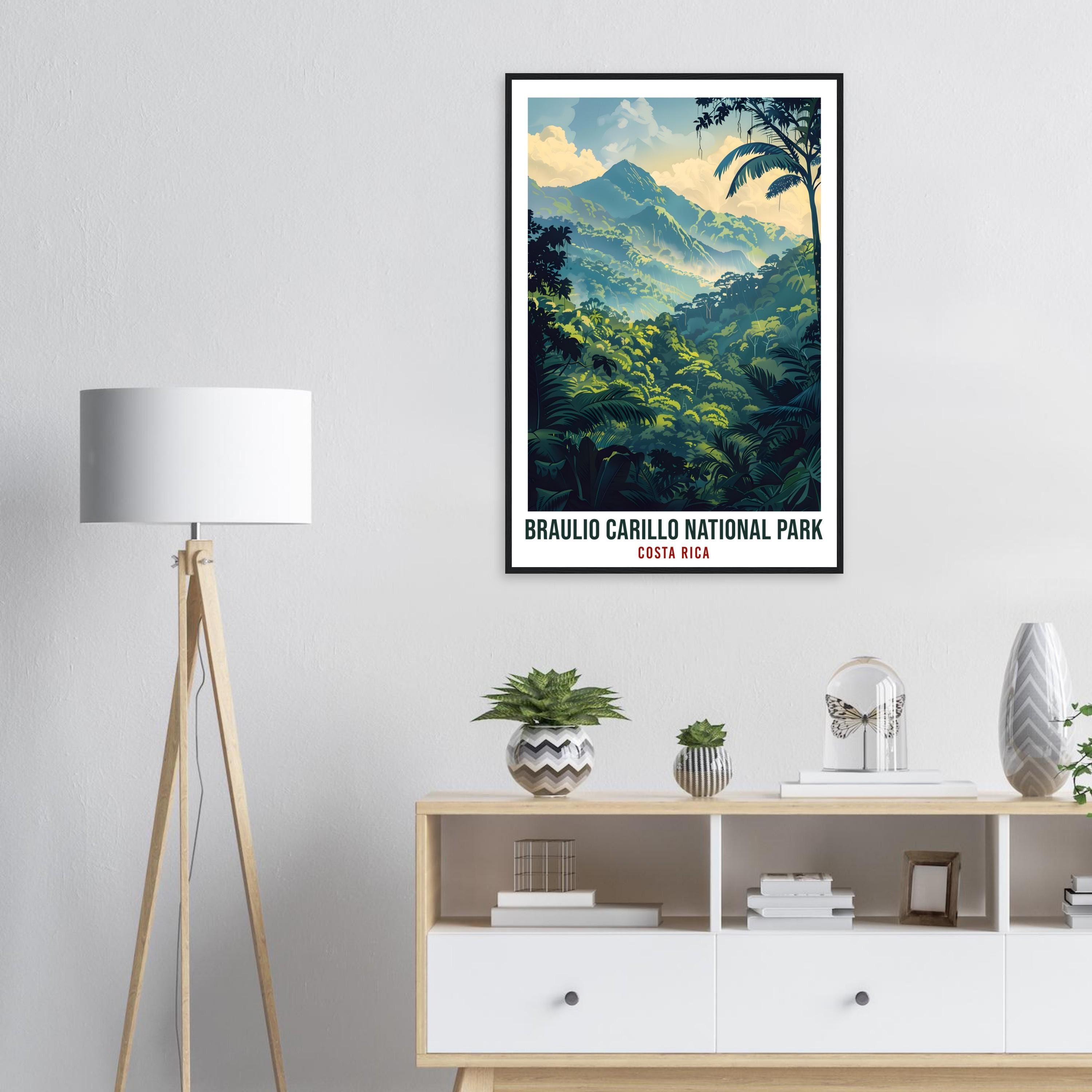 Braulio Carillo National Park Costa Rica Travel Print Wall Art Wall Hanging Décor Braulio Carillo Artwork Travel Art CostaRica Travel Poster