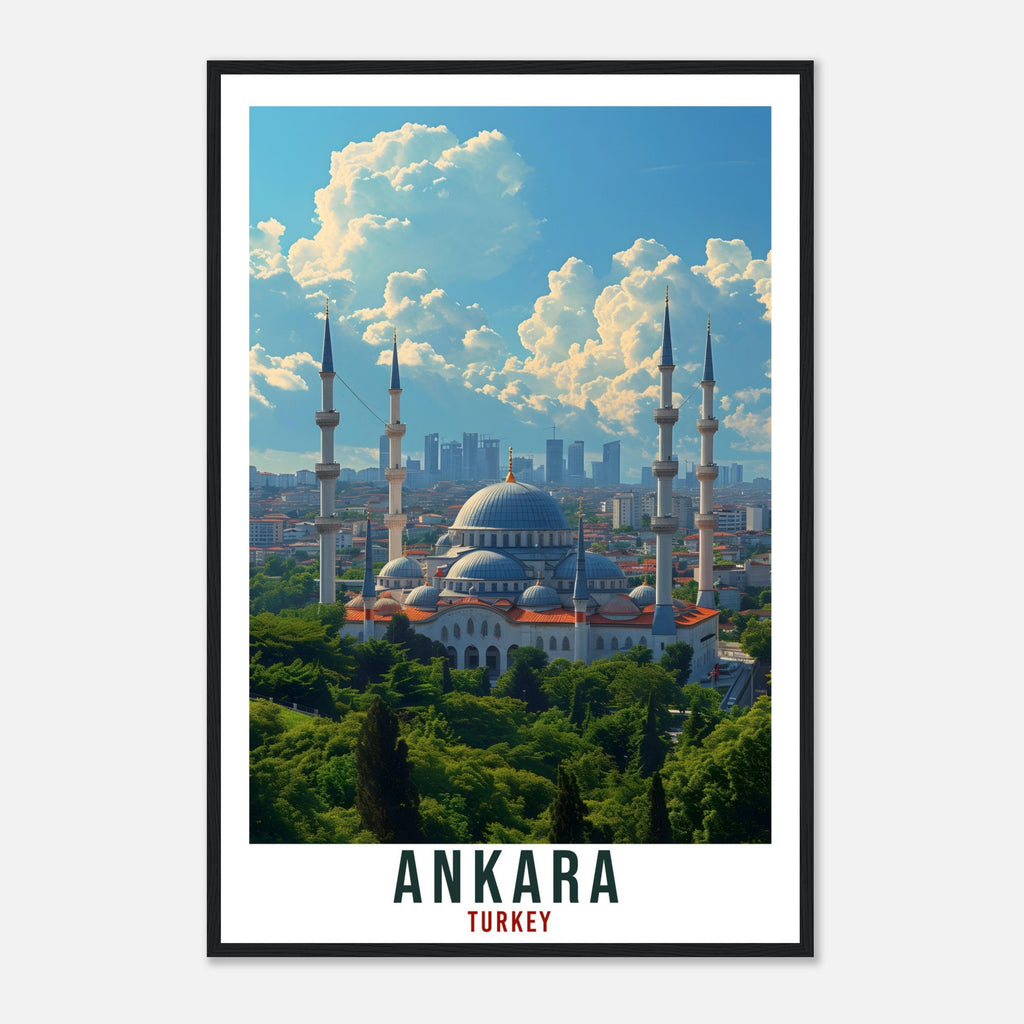 Ankara Gift Travel Poster Turkey Home Decoration Ankara Turkish City Wall Art Gift Wall Hanging Art Lover Turkey Artwork Ankara Travel Print