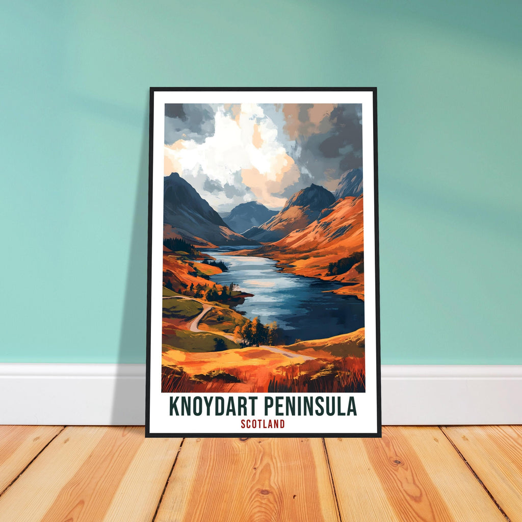 Knoydart Peninsula Travel Print Scotland Decor Knoydart Wall Art Wall Hanging Art Lover Scotland Artwork Travel Poster Knoydart Peninsula