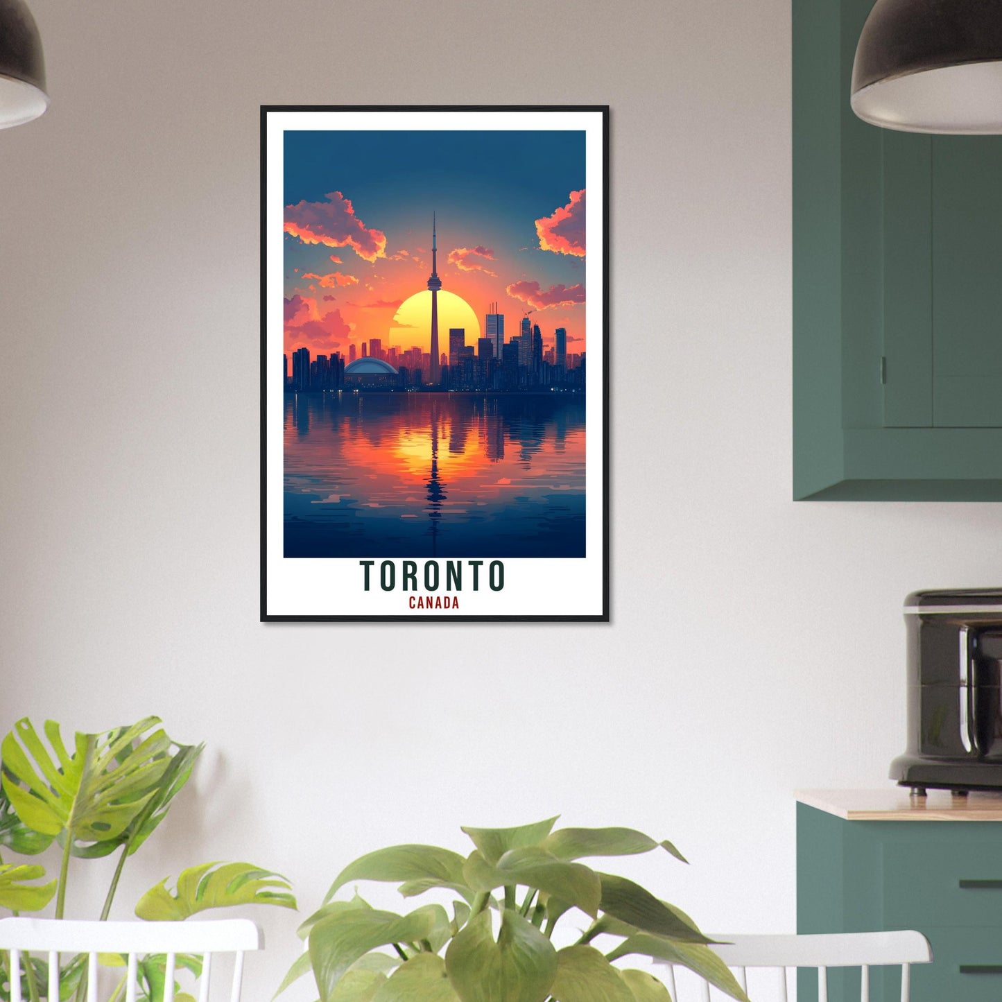 Toronto Travel Print Canada Home Decor Toronto Wall Art Gift Wall Hanging Art Lover Toronto Canadian Artwork Travel Poster Ontario Artwork