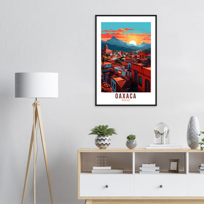 Oaxaca Travel Print Wall Art Oaxaca Mexico Wall Hanging Home Décor Oaxaca Gift Art Lovers Mexico Art Lover Gift Print Oaxaca Mexico Print