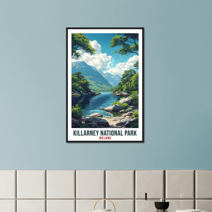 Killarney National Park Travel Print Ireland Home Decoration Wall Art Wall Hanging Art Lover Irish Artwork Ireland Killarney Travel Poster