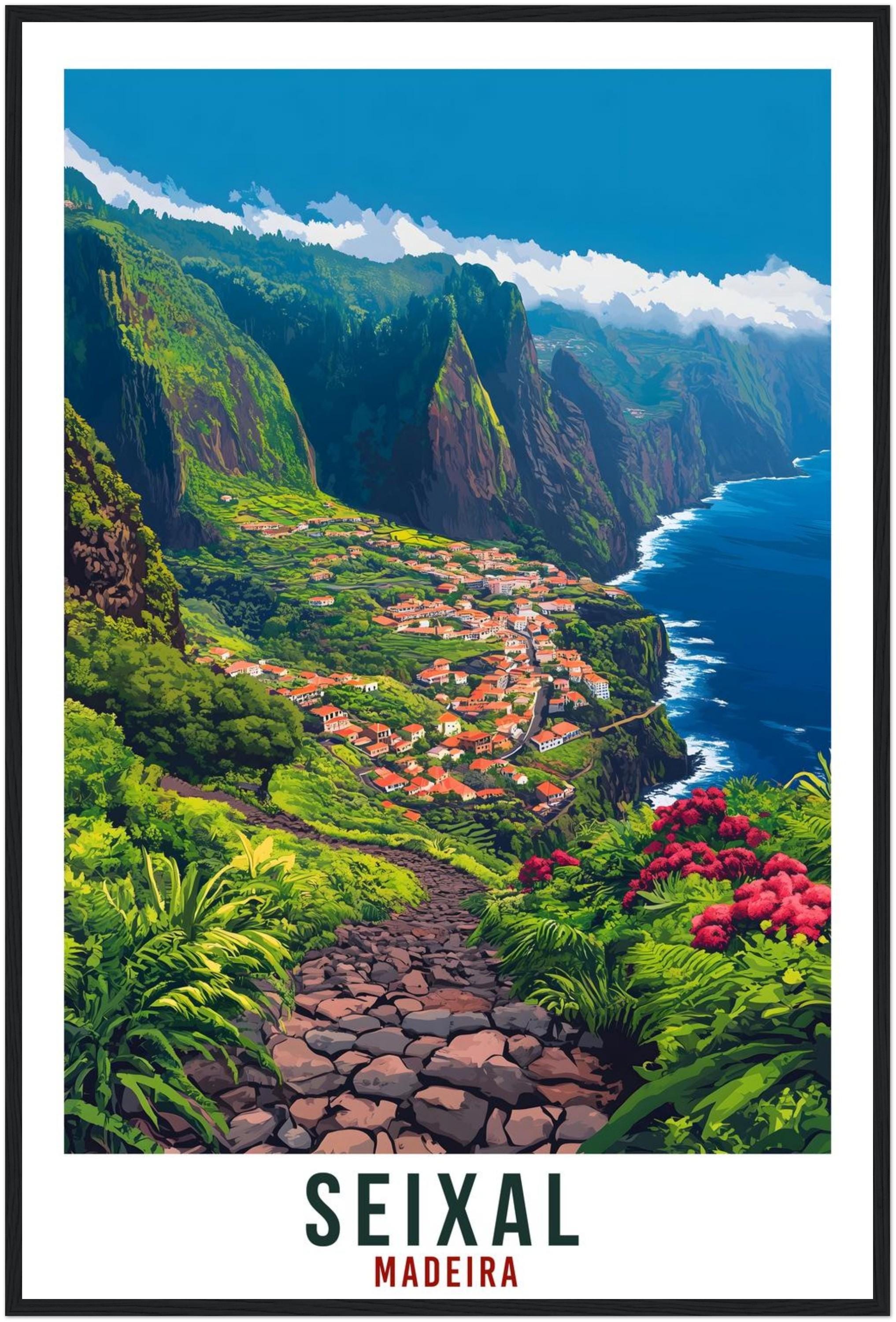 Seixal Madeira Travel Print | Premium Portugal Wall Art