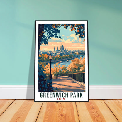 Greenwich Park London Travel Print England Home Decor London Wall Art Gift Wall Hanging Art Lover Greenwich Park England Artwork Poster UK