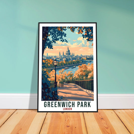 Greenwich Park London Travel Print England Home Decor London Wall Art Gift Wall Hanging Art Lover Greenwich Park England Artwork Poster UK