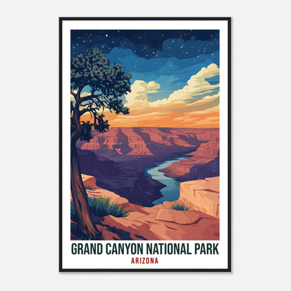 Grand Canyon National Park Arizona USA Travel Print Wall Art Wall Hanging Home Décor Grand Canyon Gift Travel Art USA Artwork Travel Poster