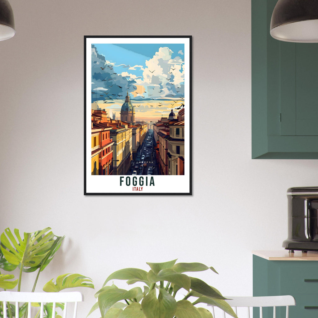 Foggia Travel Print Italy Wall Art Wall Hanging Home Living Décor Foggia Gift Art Lovers Gift Italy Artwork Gift Italian Travel Poster
