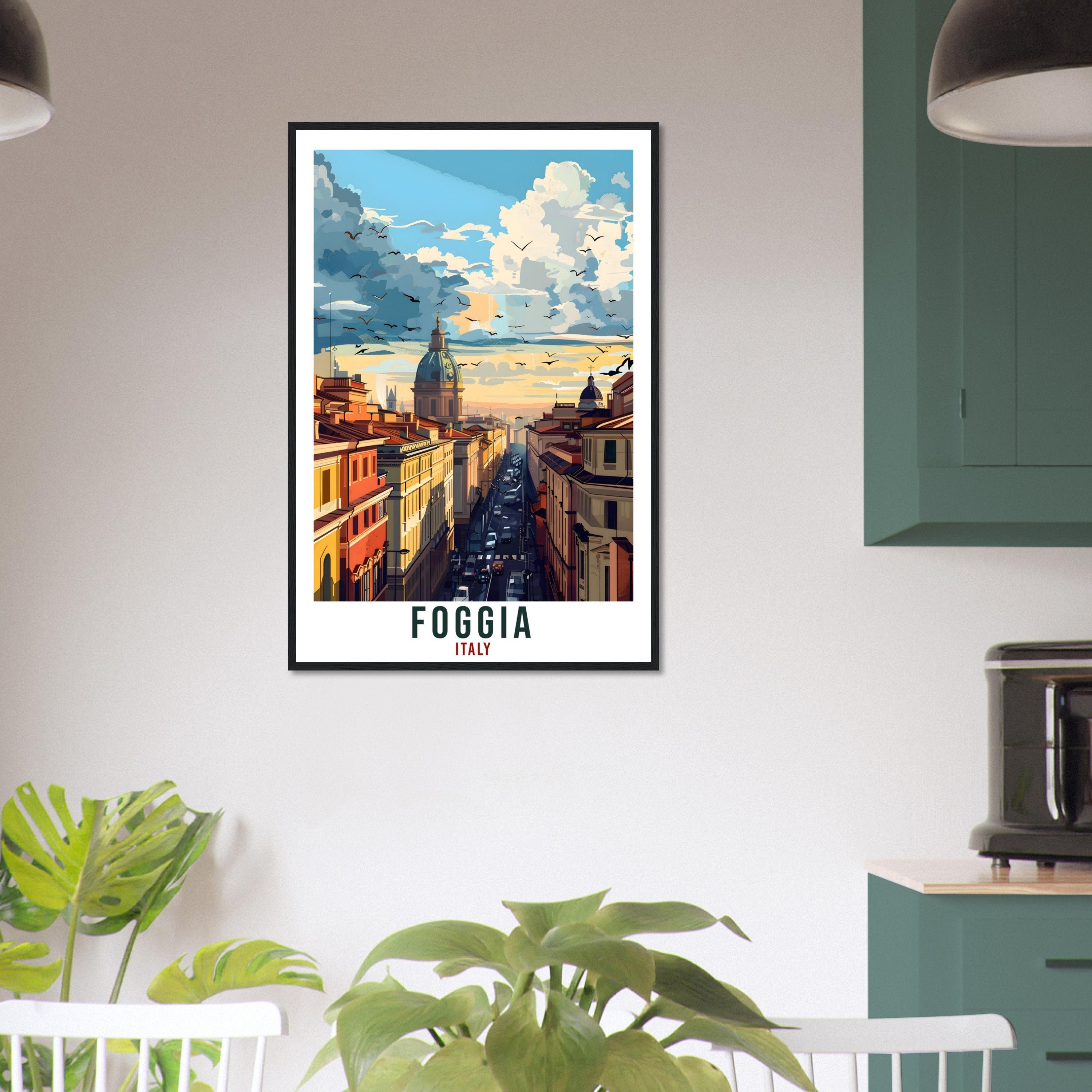Foggia Travel Print Italy Wall Art Wall Hanging Home Living Décor Foggia Gift Art Lovers Gift Italy Artwork Gift Italian Travel Poster