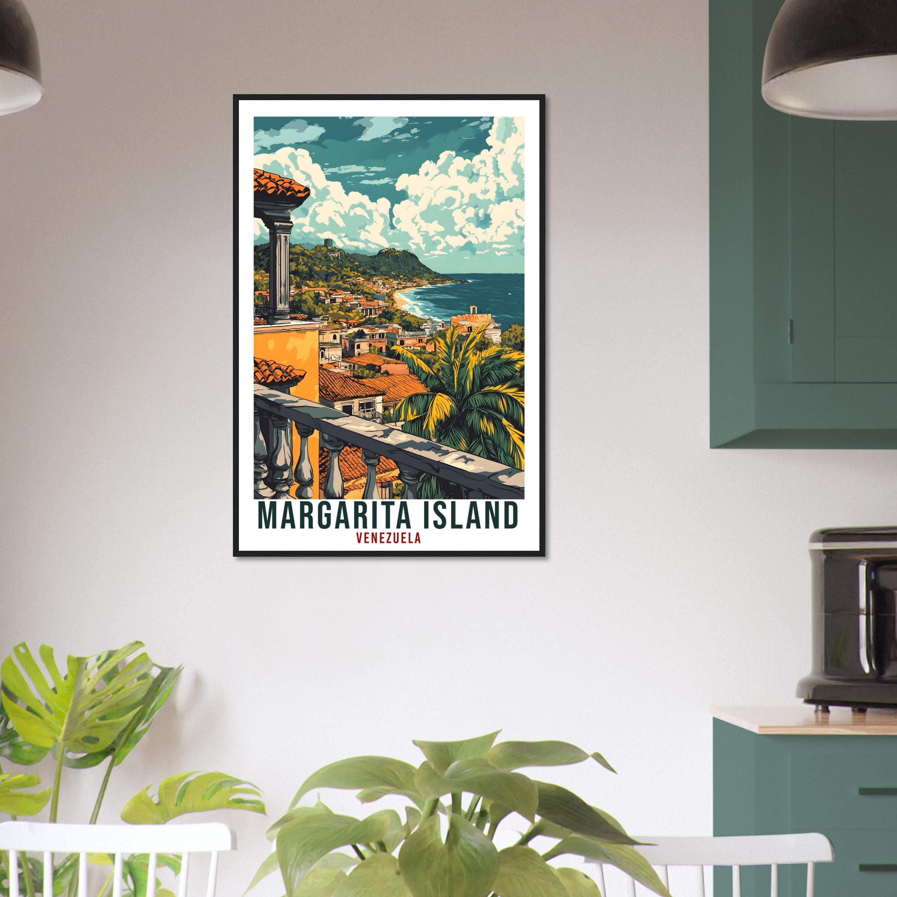 Margarita Island Travel Print Venezuela Decor Wall Art Wall Hanging Art Lover Margarita Island  Venezuelan Artwork Travel Poster Travel Art