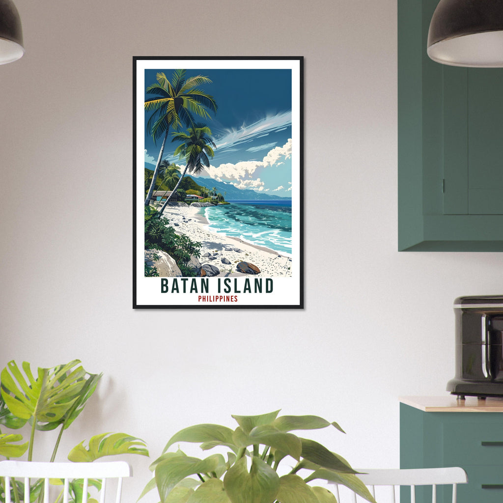 Batan Island Philippines Travel Print Wall Art Wall Hanging Home Décor Batan Island Gift Artwork Travel Art Philippines Island Travel Poster