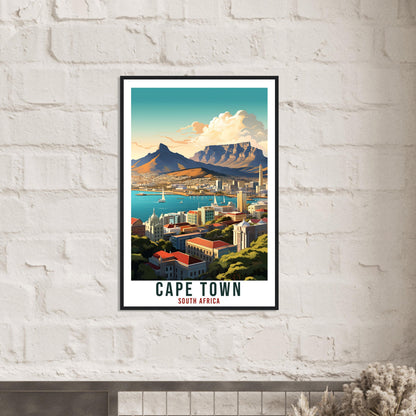 Cape Town South Africa Travel Print Wall Art Wall Hanging Home Décor Cape Town Gift Art Lovers Artwork Print South African Landmark Poster