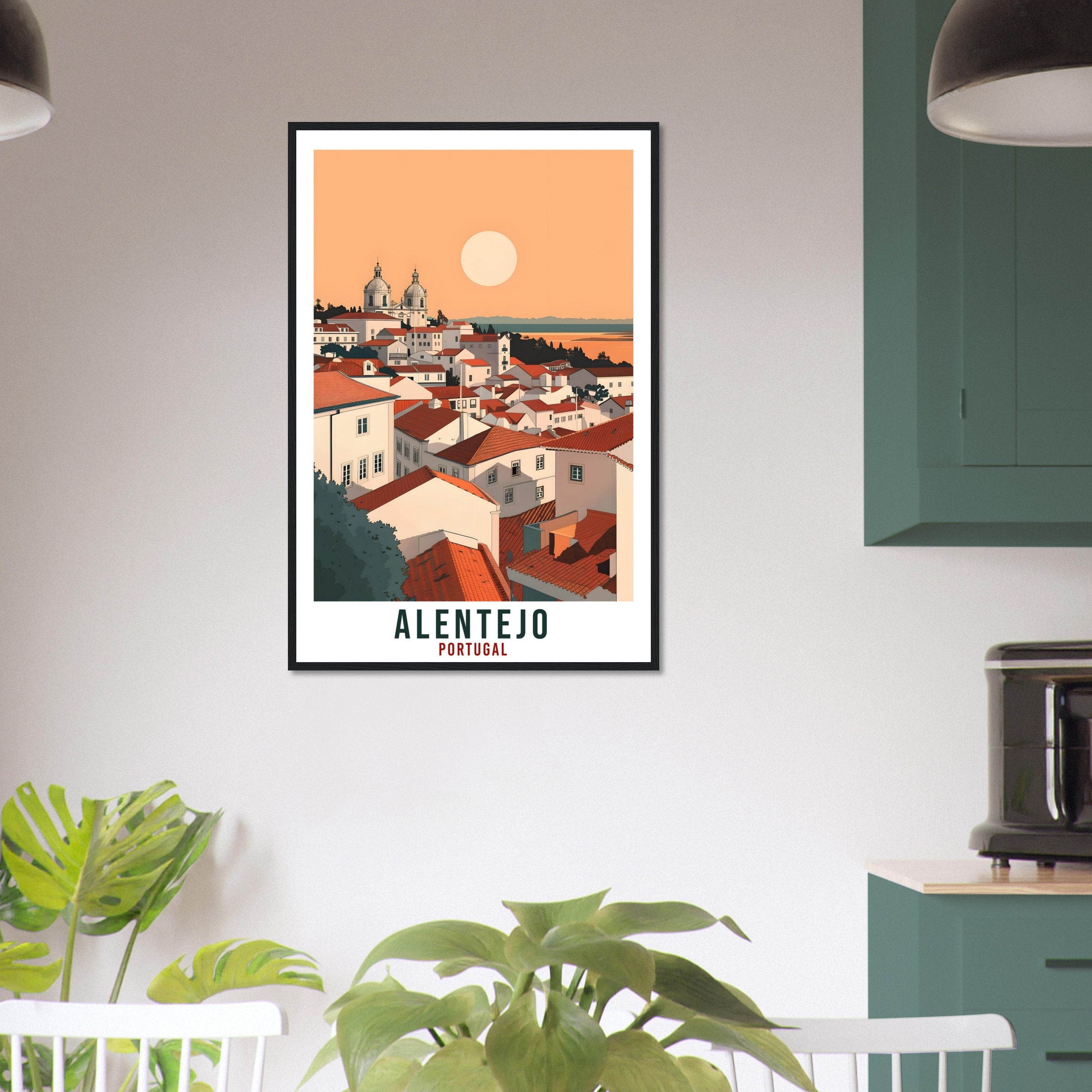 Alentejo Travel Print Portugal Wall Art Wall Hanging Home Décor Alentejo Gift Portugal Landmark Artwork Gift Portugal Holiday Travel Poster