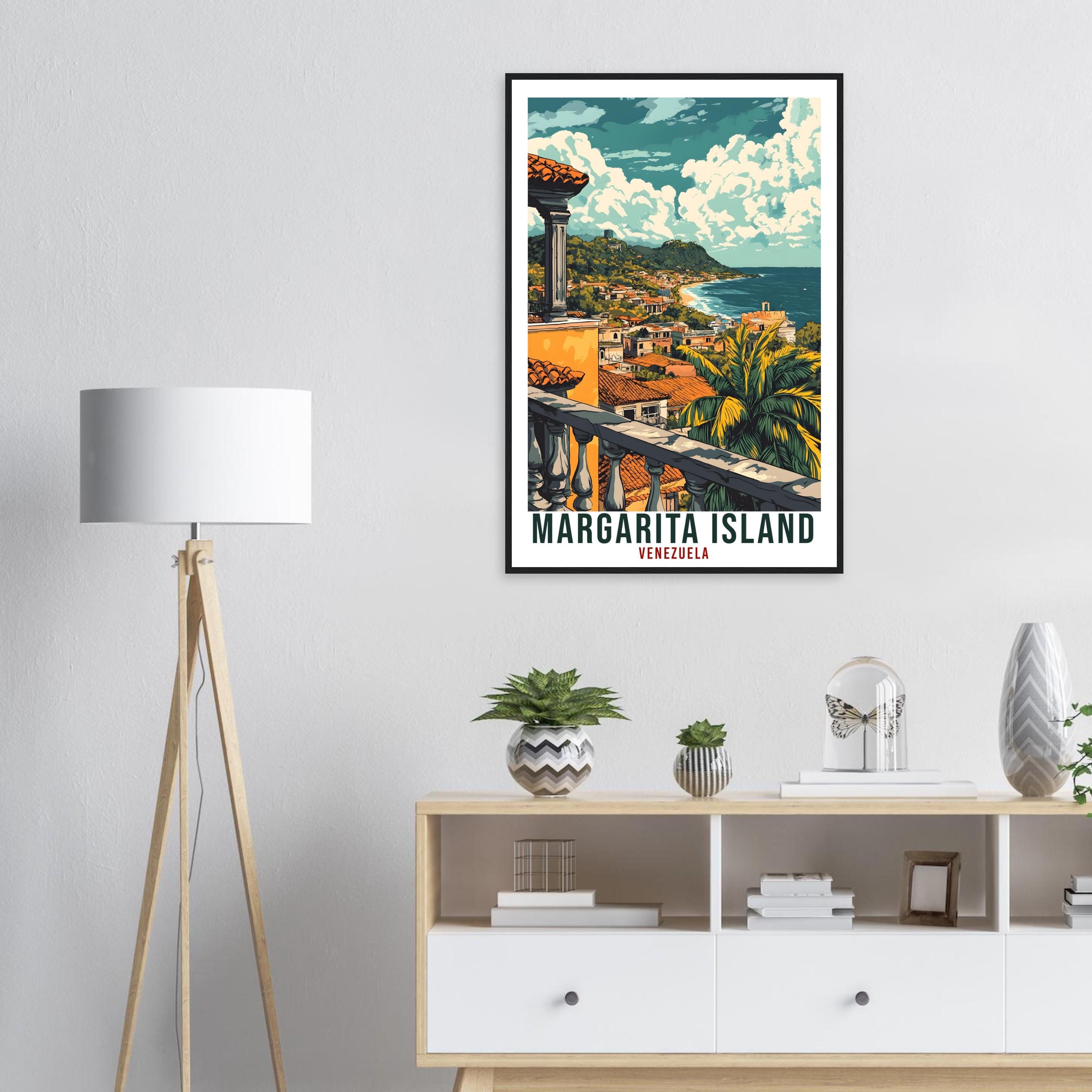 Margarita Island Travel Print Venezuela Decor Wall Art Wall Hanging Art Lover Margarita Island  Venezuelan Artwork Travel Poster Travel Art