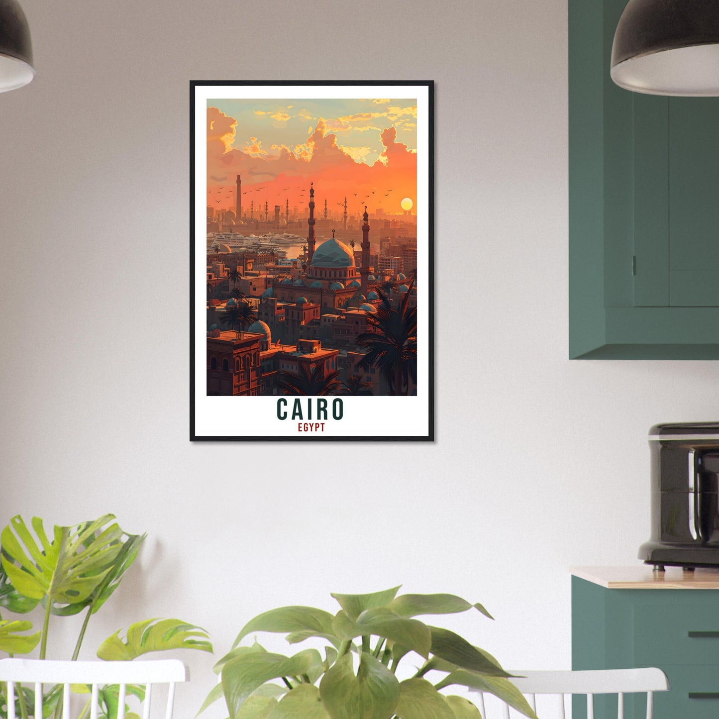 Cairo Egypt Travel Print Cairo City Wall Art Wall Hanging Home Décor Cairo Gift Art Lovers Egypt Artwork Gift Print African Landmark Poster
