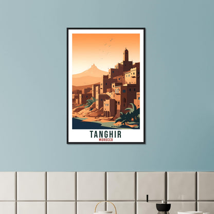 Tanghir Morocco Travel Print Wall Art Wall Hanging Home Décor Tanghir Gift Art Lovers Morocco Artwork Gift Print African Landmark Poster