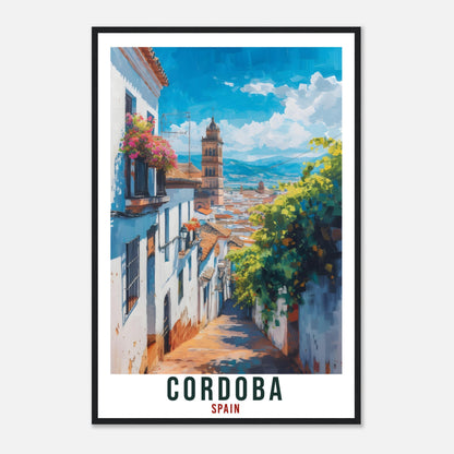 Cordoba Travel Print Spain Home Decoration Cordoba Spanish City Wall Art Gift Wall Hanging Art Lover Spain Artwork Cordoba Travel Poster