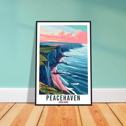 Peacehaven Travel Print Wall Art Wall Hanging Home Living Décor Peacehaven Gift Art Lovers Gift UK Artwork Gift Print England Travel Poster