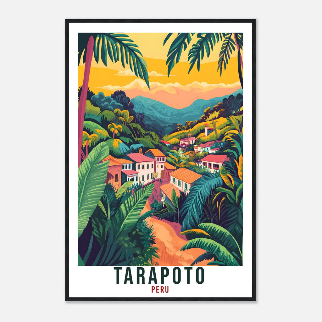 Tarapoto Travel Print Peru Home Decor Tarapoto Wall Art Gift Wall Hanging Art Lover Tarapoto Peruvian Artwork Travel Poster Travel Art
