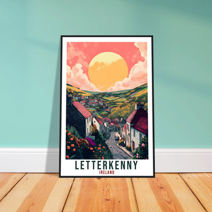 Letterkenny Travel Print Ireland Home Decor Wall Art Gift Wall Hanging Art Lover Letterkenny Irish Artwork Travel Poster Ireland Travel Art
