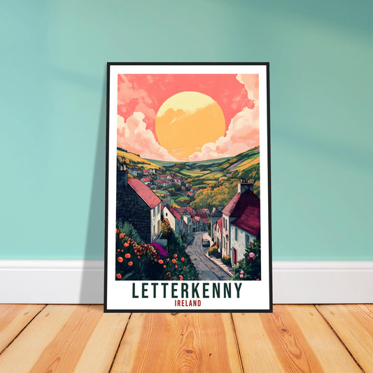 Letterkenny Travel Print Ireland Home Decor Wall Art Gift Wall Hanging Art Lover Letterkenny Irish Artwork Travel Poster Ireland Travel Art