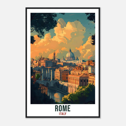 Rome Travel Print Italy Home Decor Rome Wall Art Gift Wall Hanging Art Lover Rome Italy Artwork Travel Poster Rome Italian Travel Art