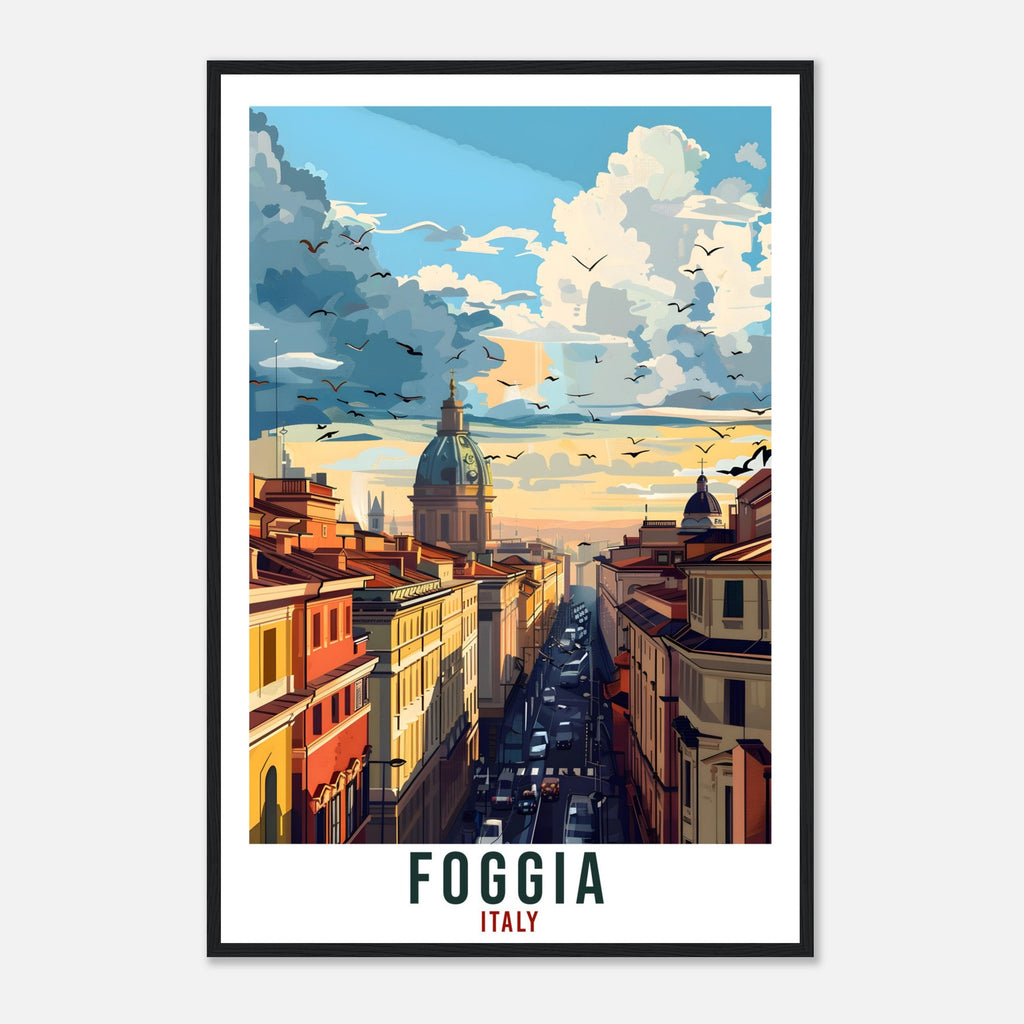 Foggia Travel Print Italy Wall Art Wall Hanging Home Living Décor Foggia Gift Art Lovers Gift Italy Artwork Gift Italian Travel Poster