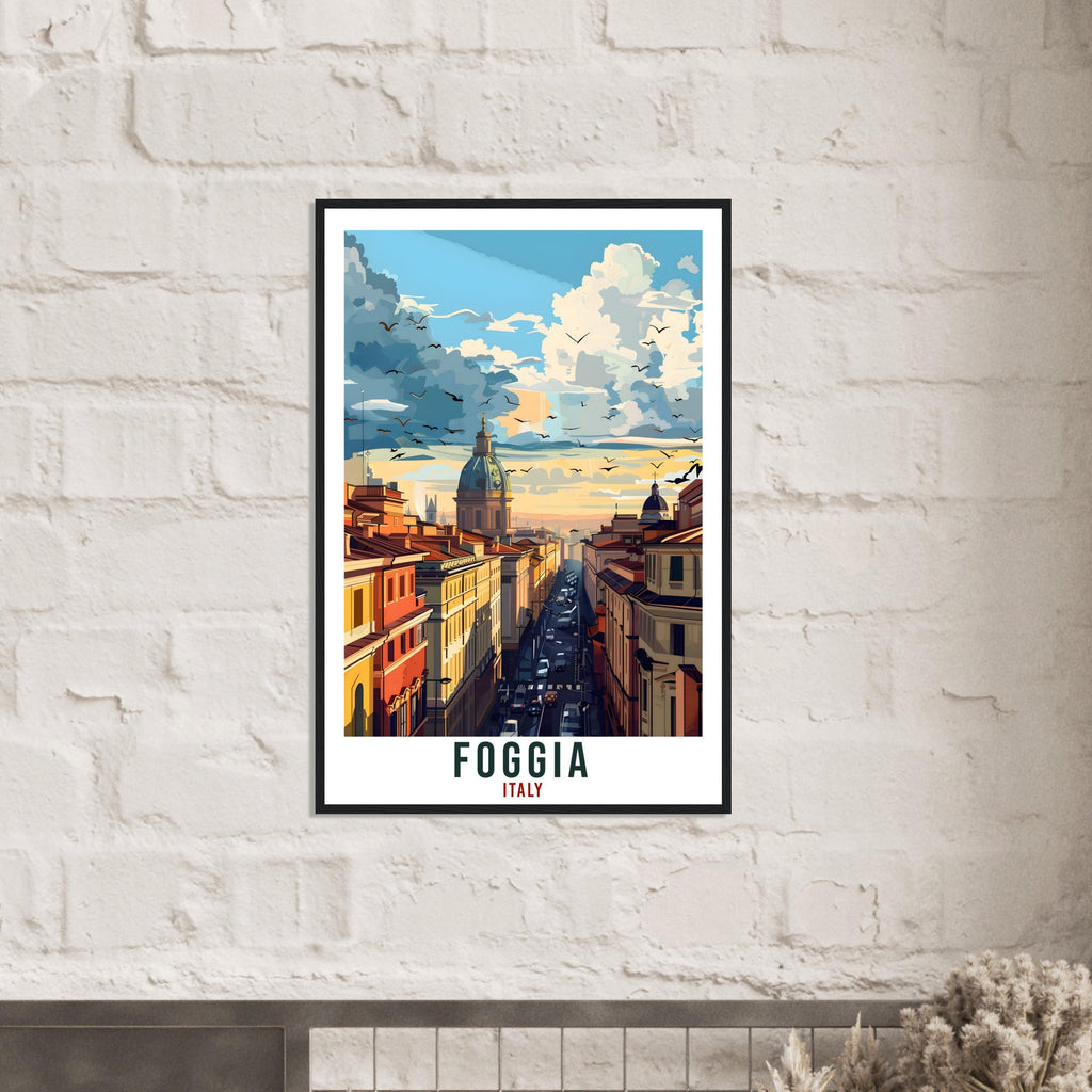 Foggia Travel Print Italy Wall Art Wall Hanging Home Living Décor Foggia Gift Art Lovers Gift Italy Artwork Gift Italian Travel Poster