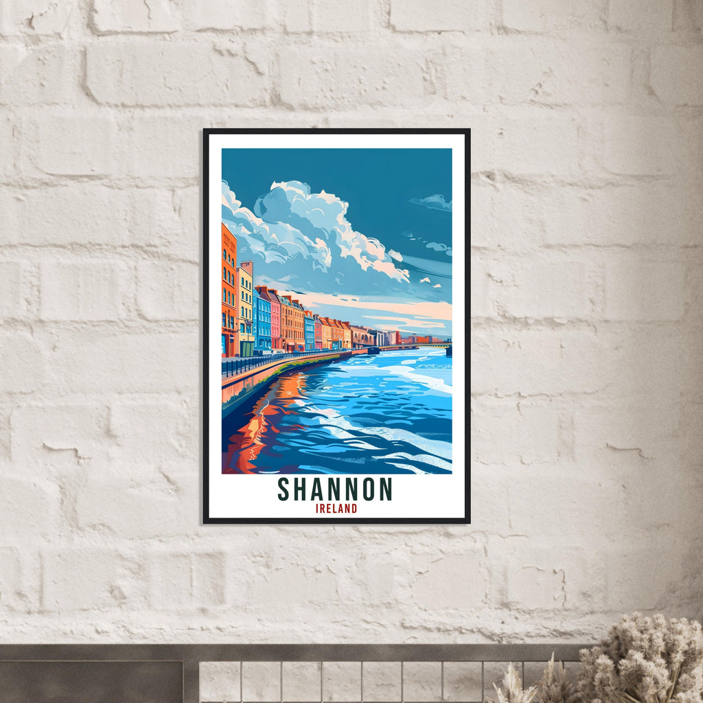 Shannon Travel Print Ireland Wall Art Wall Hanging Home Living Décor Shannon Gift Art Lovers Gift Irish Artwork Gift Ireland Travel Poster